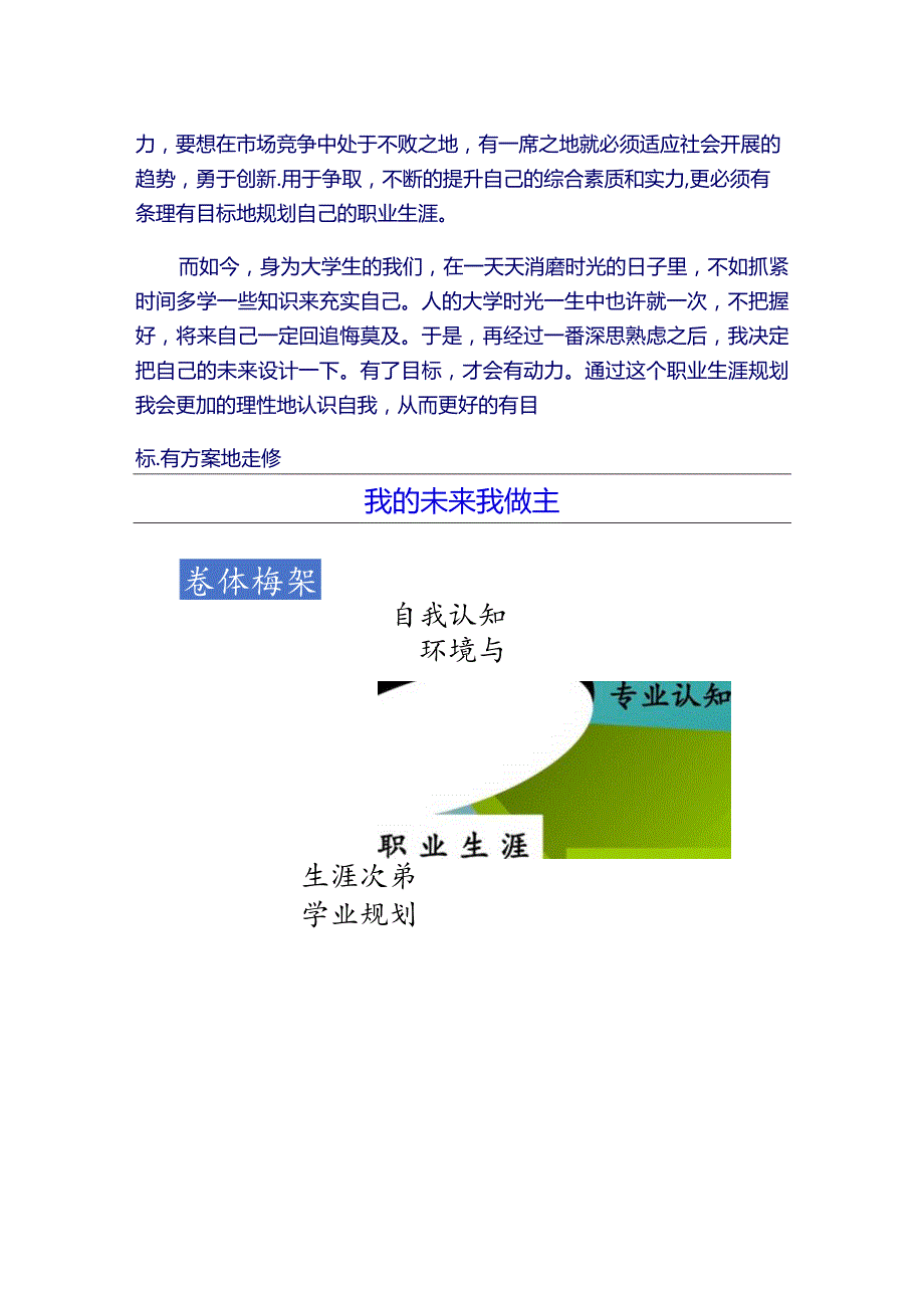 大学生职业生涯规划书Word.docx_第3页