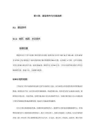 工程可行性研究报告建设条件与方案选择解析.docx