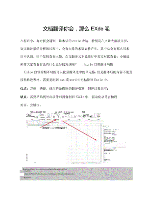 多种方法翻译Excel单元格.docx