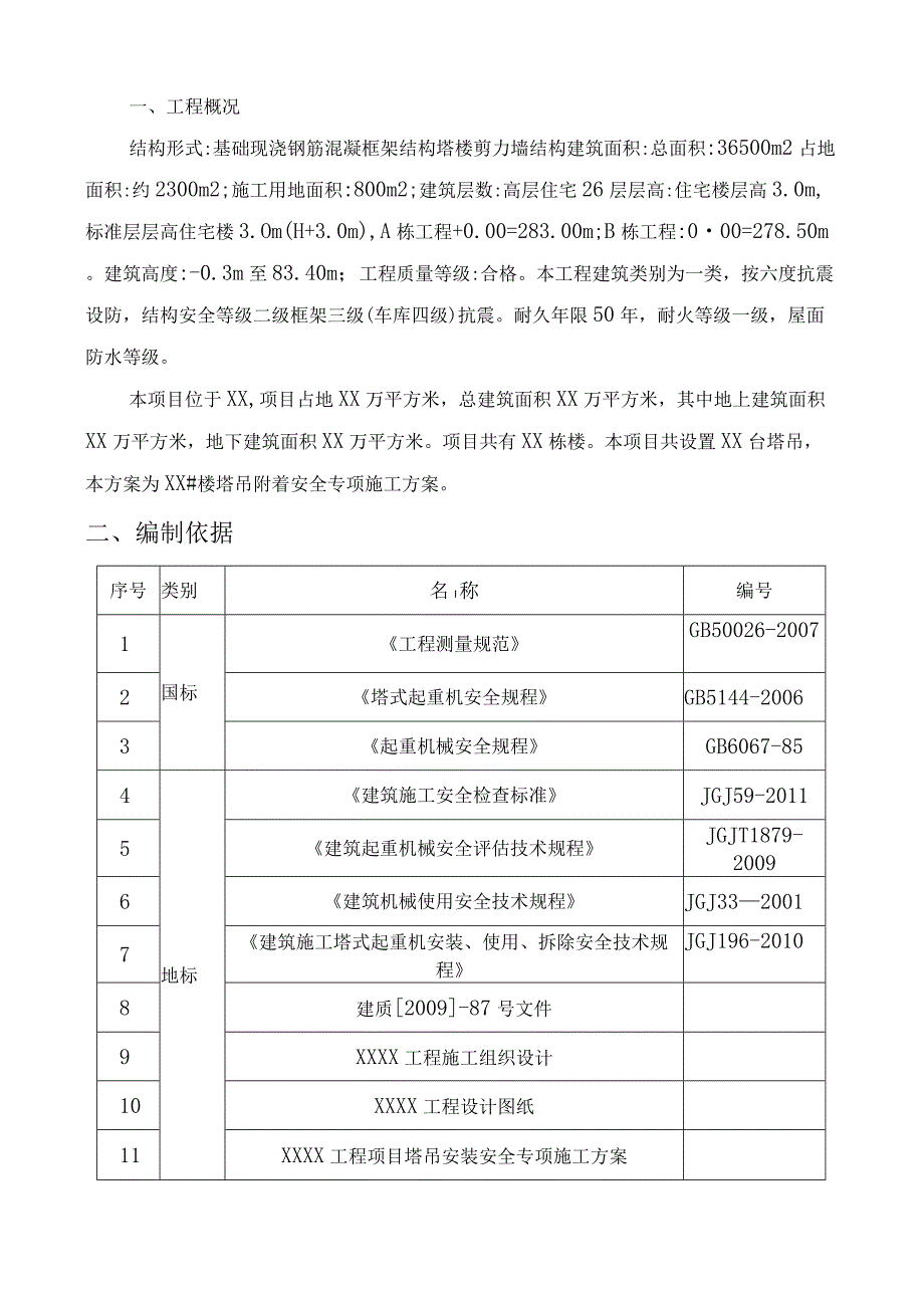 塔吊附着安全专项施工方案.docx_第1页