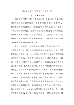 强化开放提升拓展民营经济发展空间.docx