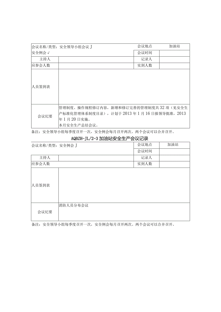 加油站各类安全生产会议记录.docx_第2页