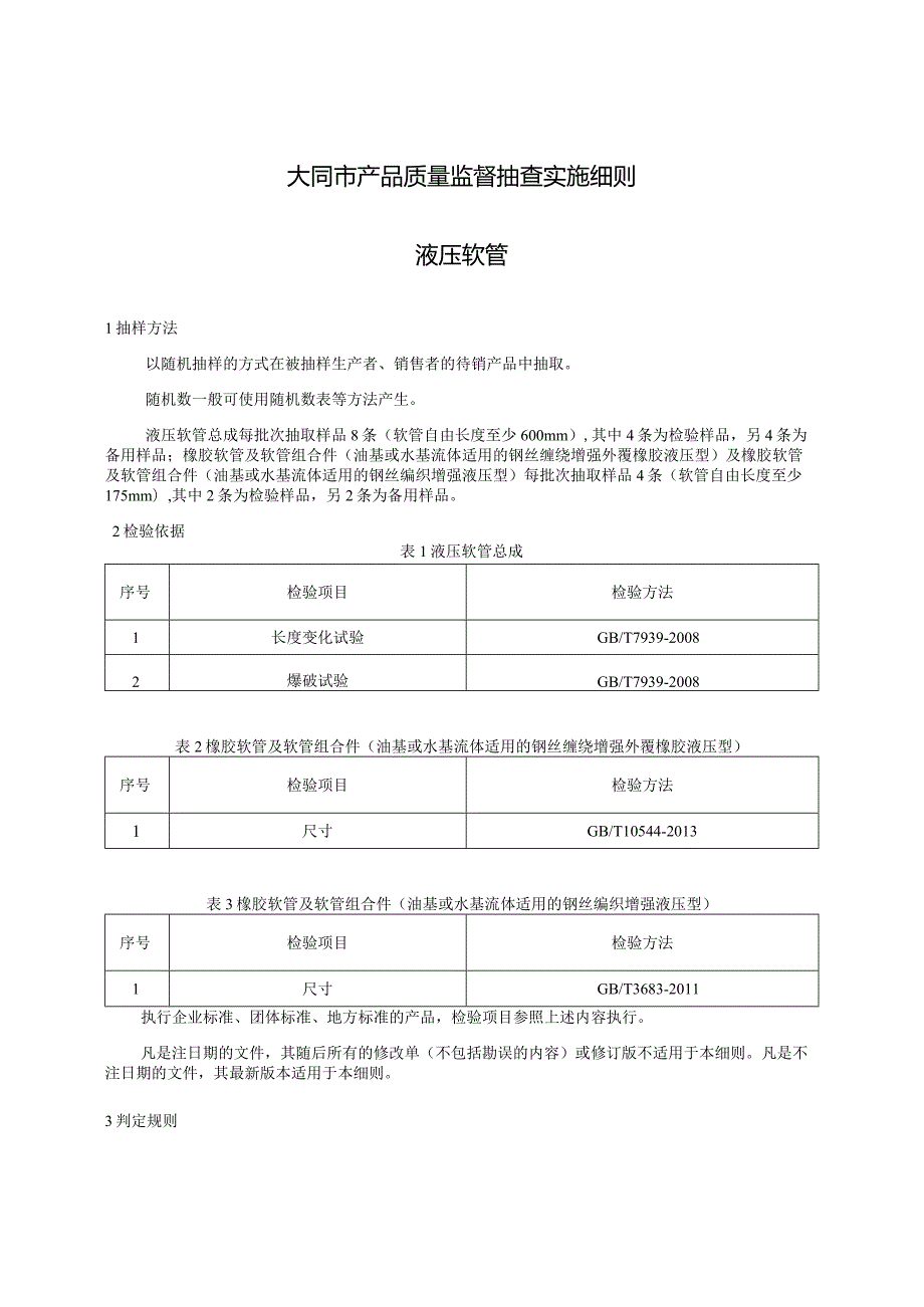 大同市产品质量监督抽查实施细则.docx_第1页