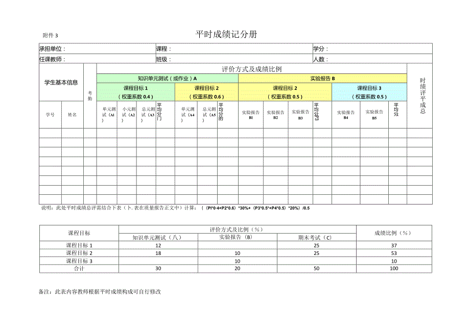 平时成绩记分册.docx_第1页