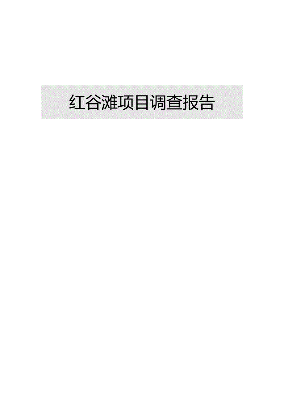 南昌红谷滩项目研究报告.docx_第1页