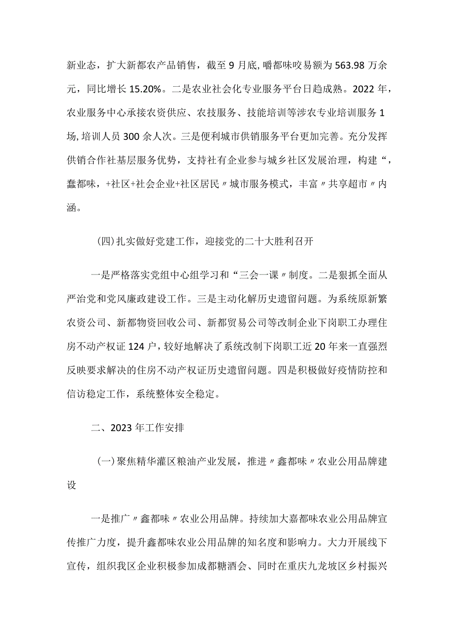 关于2022年工作总结及2023年工作计划的报告的报告.docx_第3页