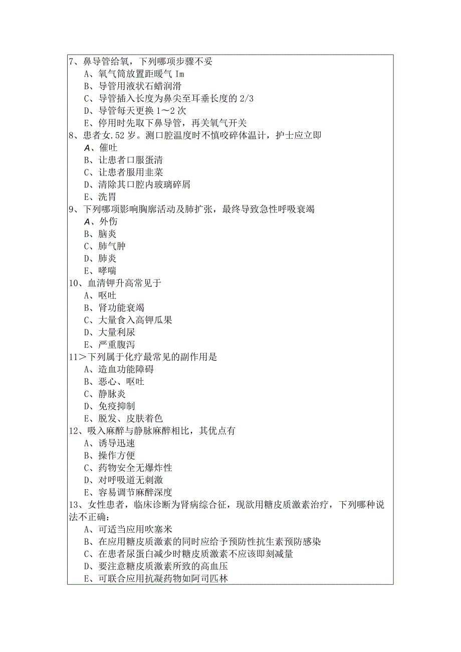 护理学模拟(含五卷).docx_第2页