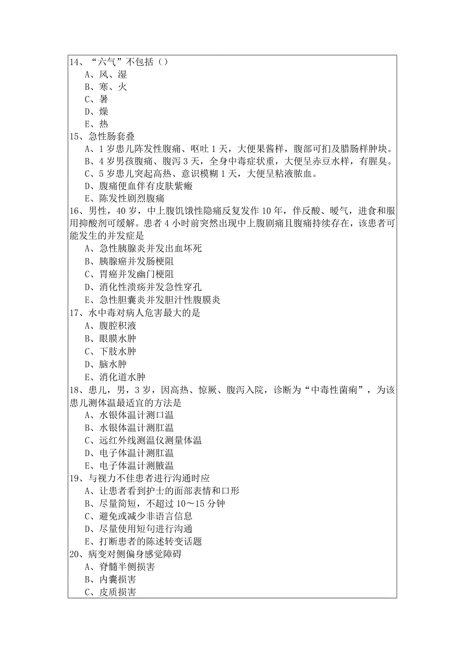 护理学模拟(含五卷).docx_第3页