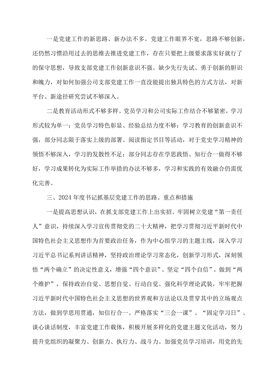 党支部书记抓基层党建工作述职（2篇）.docx_第2页