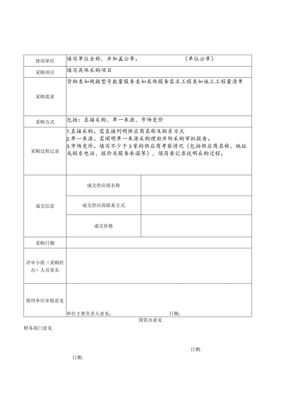 安徽职业技术学院自行采购活动记录表.docx_第3页