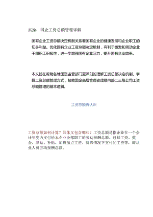 实操：国企工资总额管理详解.docx