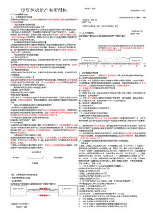 投资性房地产和所得税.docx