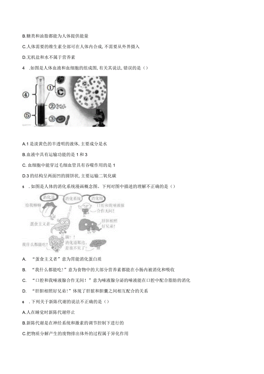 2023—2024学年浙教版科学九年级上册期末模拟试B卷(含解析）.docx_第2页