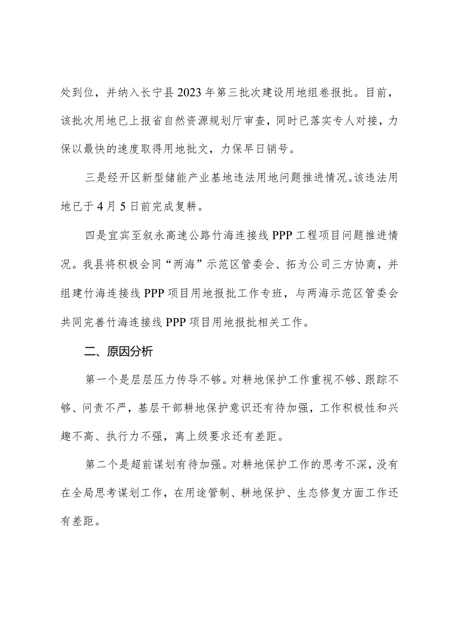 在全市自然资源重点工作推进会上的检视发言.docx_第2页