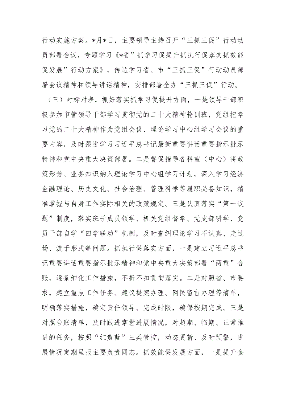 市金融办三抓三促行动开展情况总结.docx_第2页