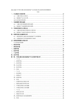 2021-2026年中国主题公园及旅游地产行业发展分析及投资前景预测报告.docx