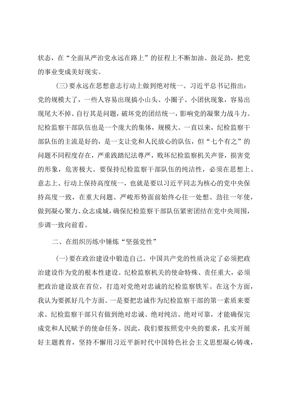 2023年开展纪检监察干部队伍教育整顿专题党课《借教育整顿之“力”塑清正廉洁之“风”》.docx_第3页