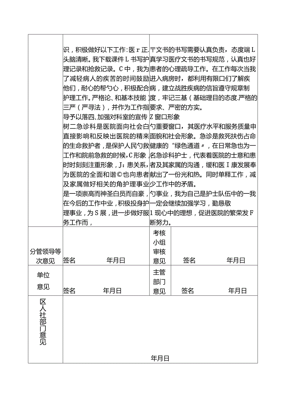 2022年度护士考核登记表.docx_第2页