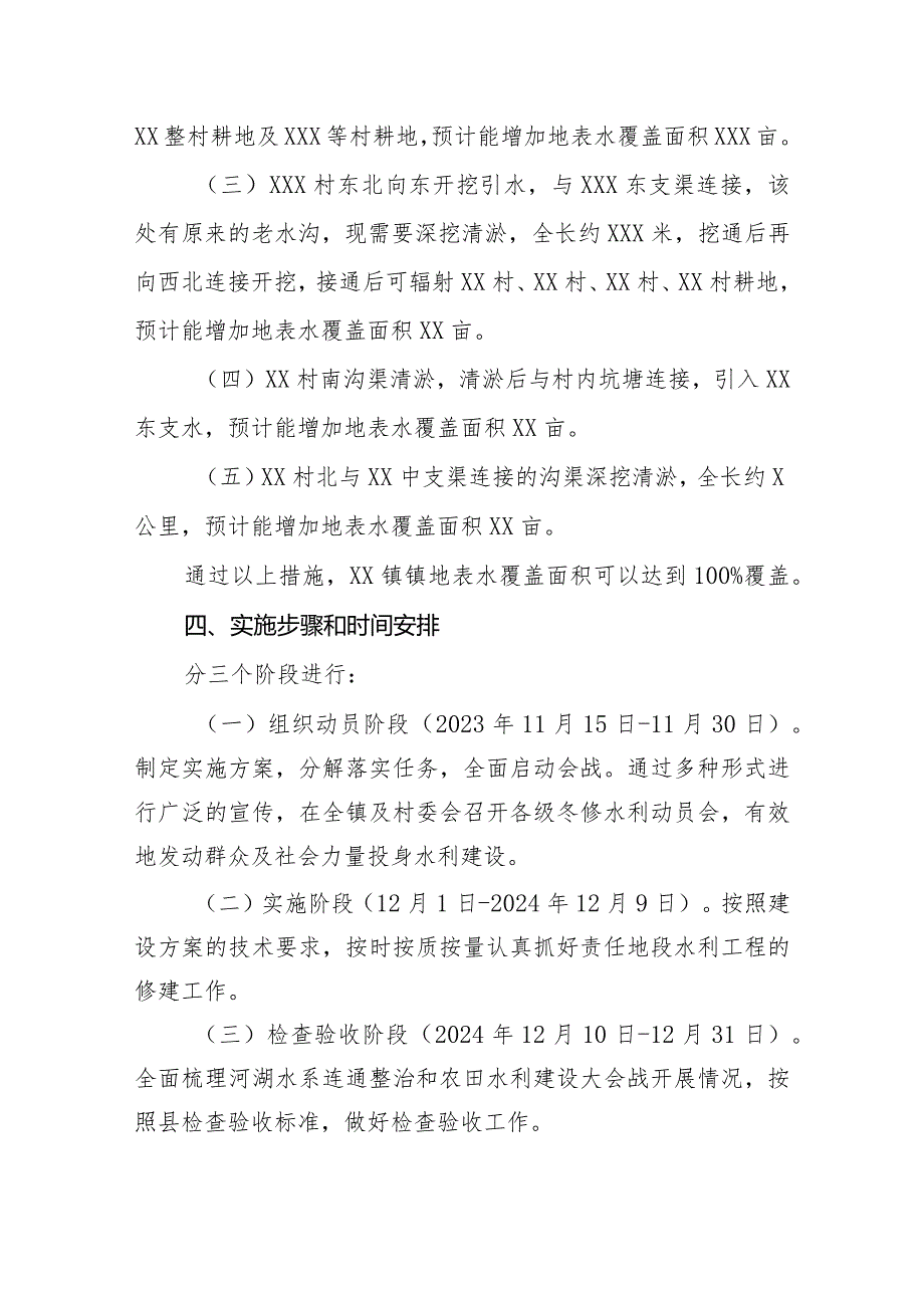 乡镇今冬明春河湖水系连通整治和农田水利建设大会战实施方案.docx_第2页