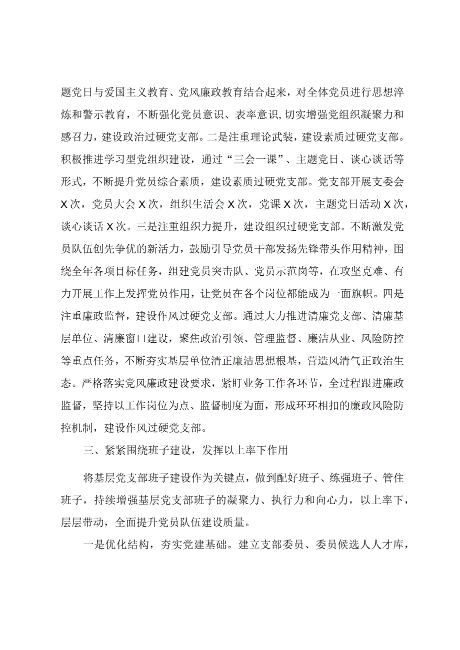 支部书记在第二批主题教育专题组织生活会上的述职报告（范文）.docx_第3页