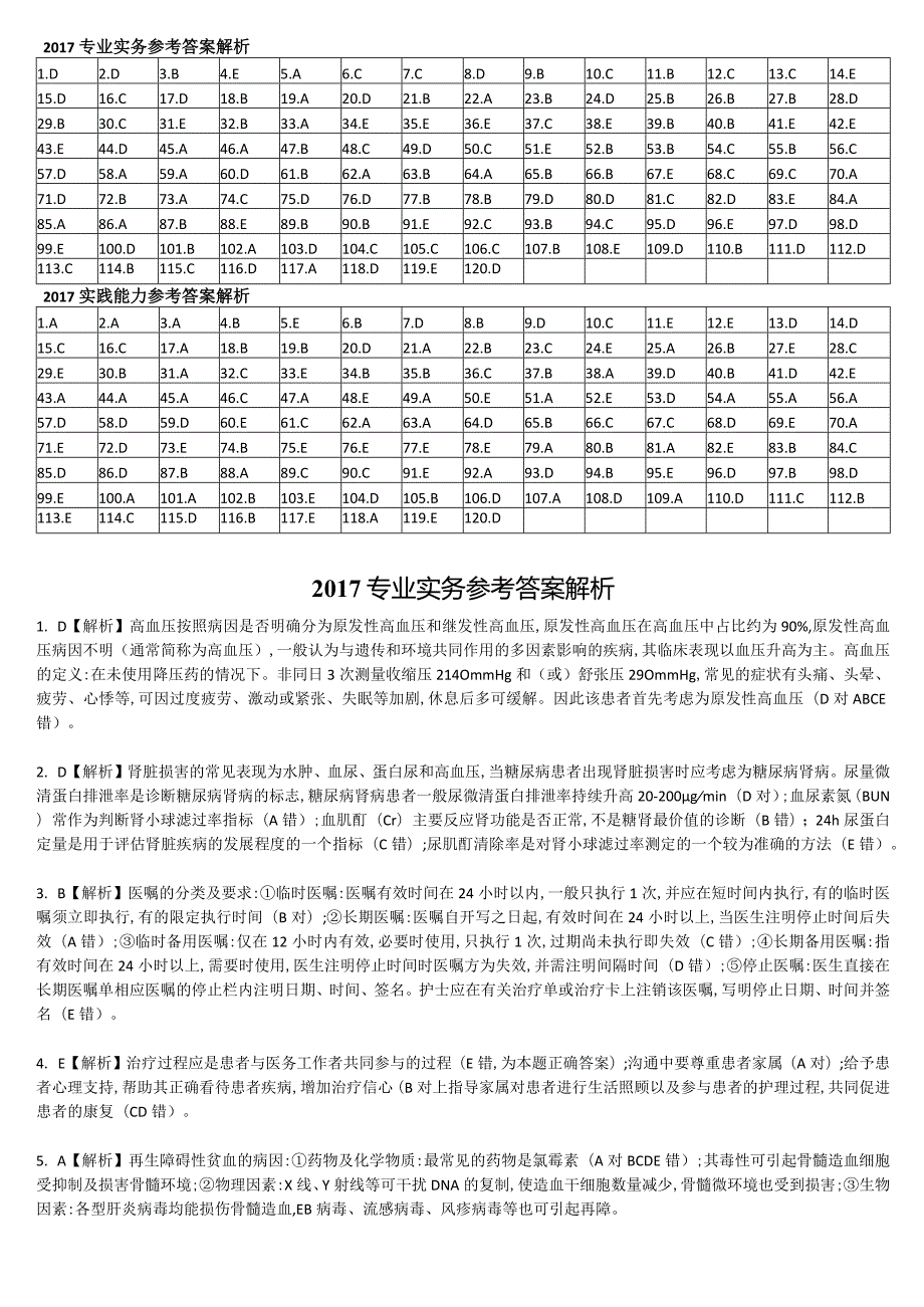 2017真题-答案解析护士执业资格考试.docx_第2页