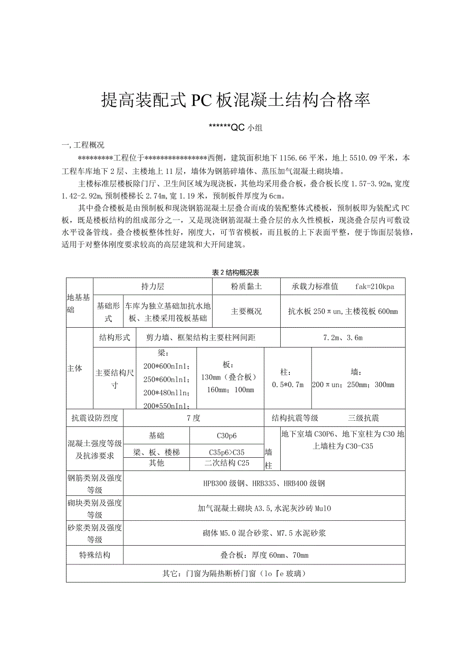 16提高装配式PC板混凝土结构合格率.docx_第1页