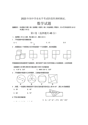 2023年济南市平阴县一模模拟试题.docx