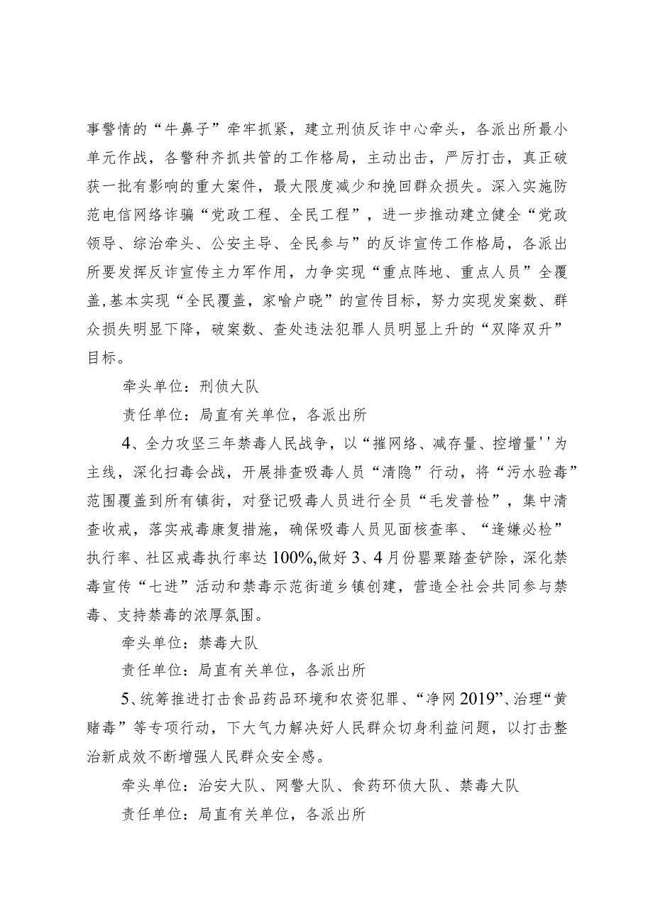 2019年全市公安工作要点及责任分工.docx_第2页