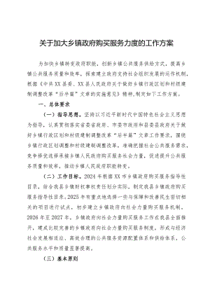 关于加大乡镇政府购买服务力度的工作方案.docx