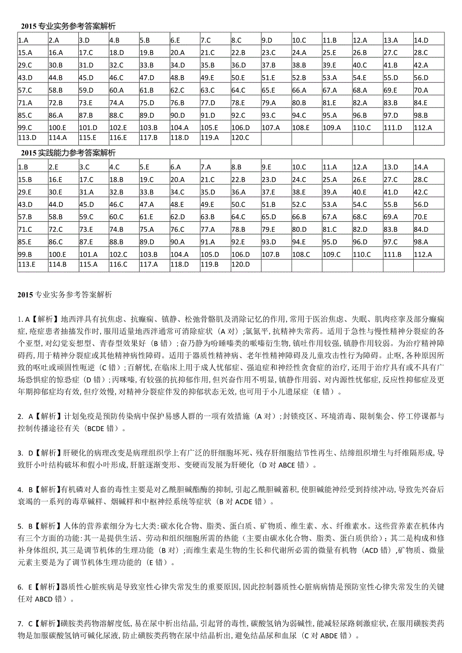 2015真题-答案解析护士执业资格考试.docx_第2页