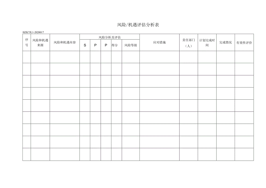 17风险机遇评估分析表.docx_第1页