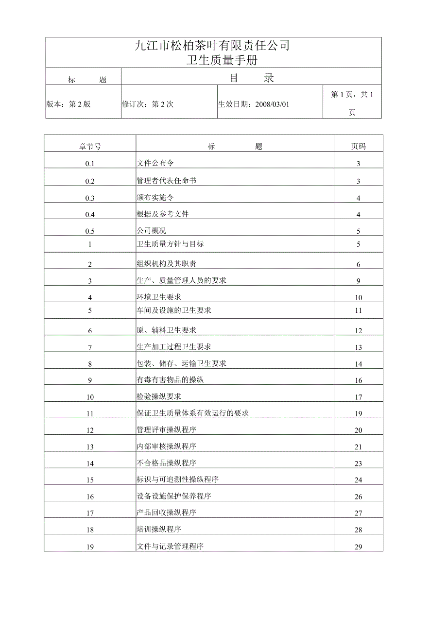 某公司卫生质量手册.docx_第3页