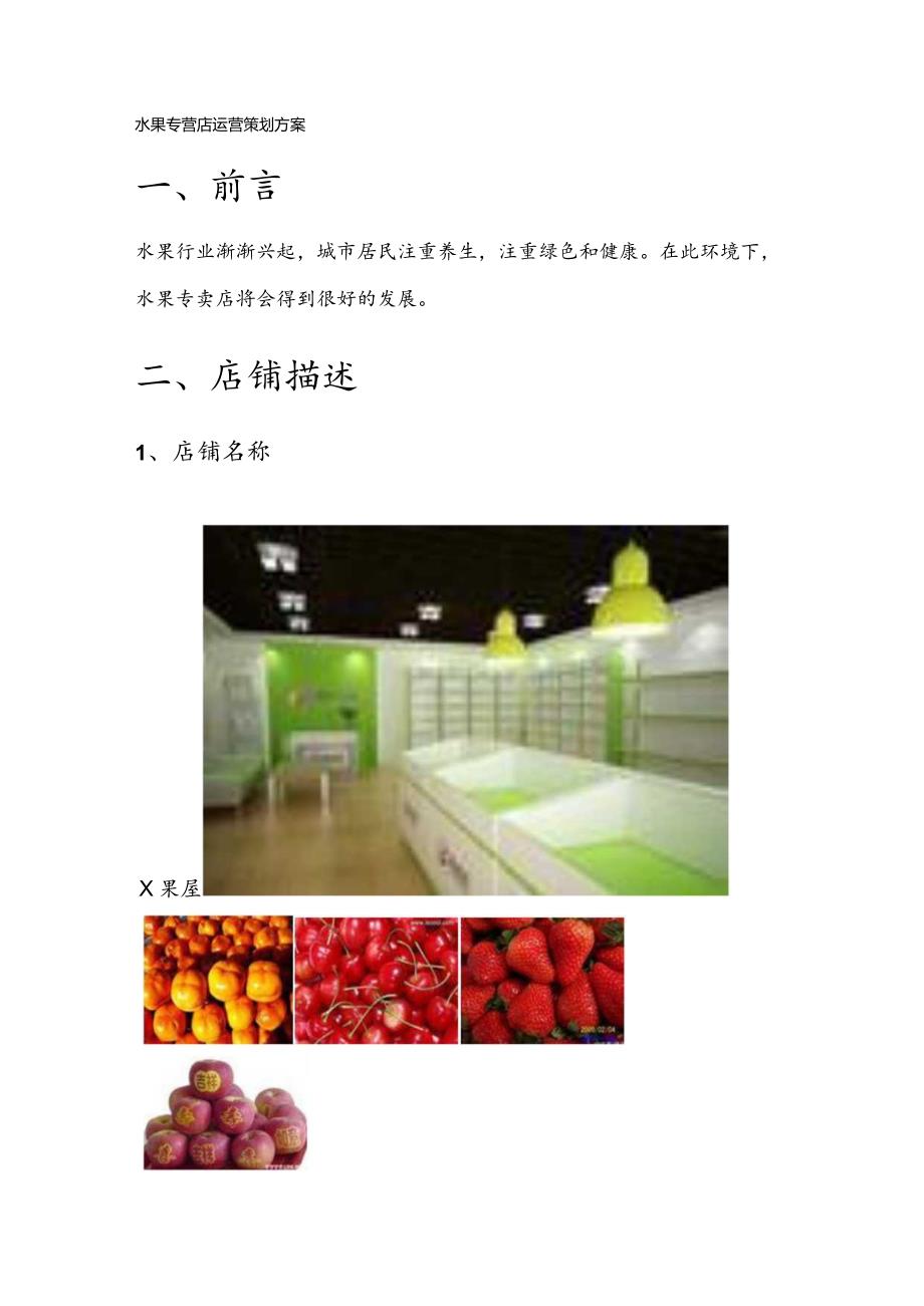 水果专营店运营策划方案.docx_第1页