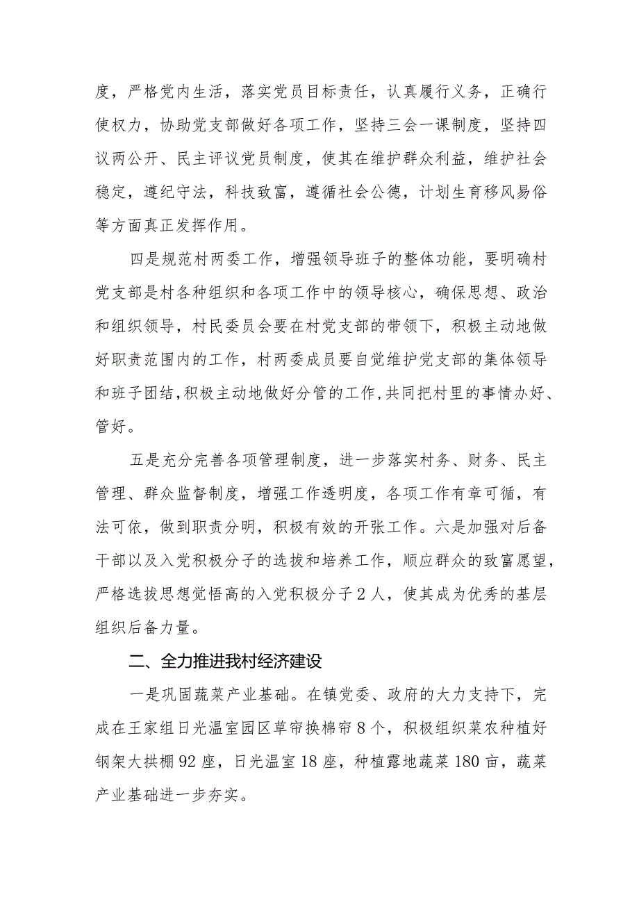 村党支部书记2023-2024年度个人述职报告2篇.docx_第3页