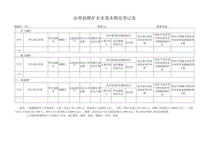 治理前煤矿企业基本情况登记表.docx