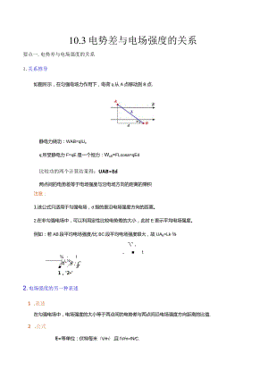 电势差与电场强度的关系（解析版）.docx