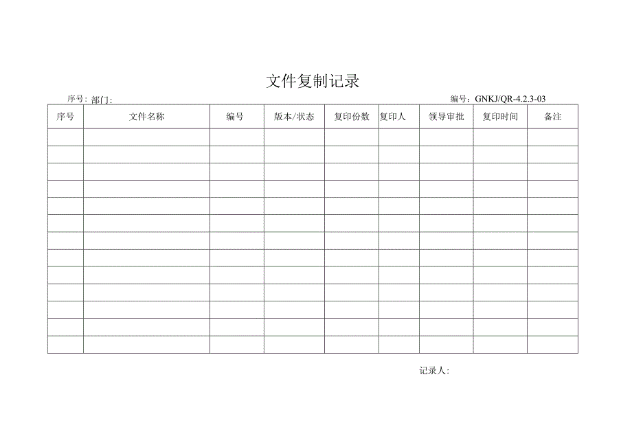 某医疗器械公司质量手册表格(DOC82页).docx_第3页