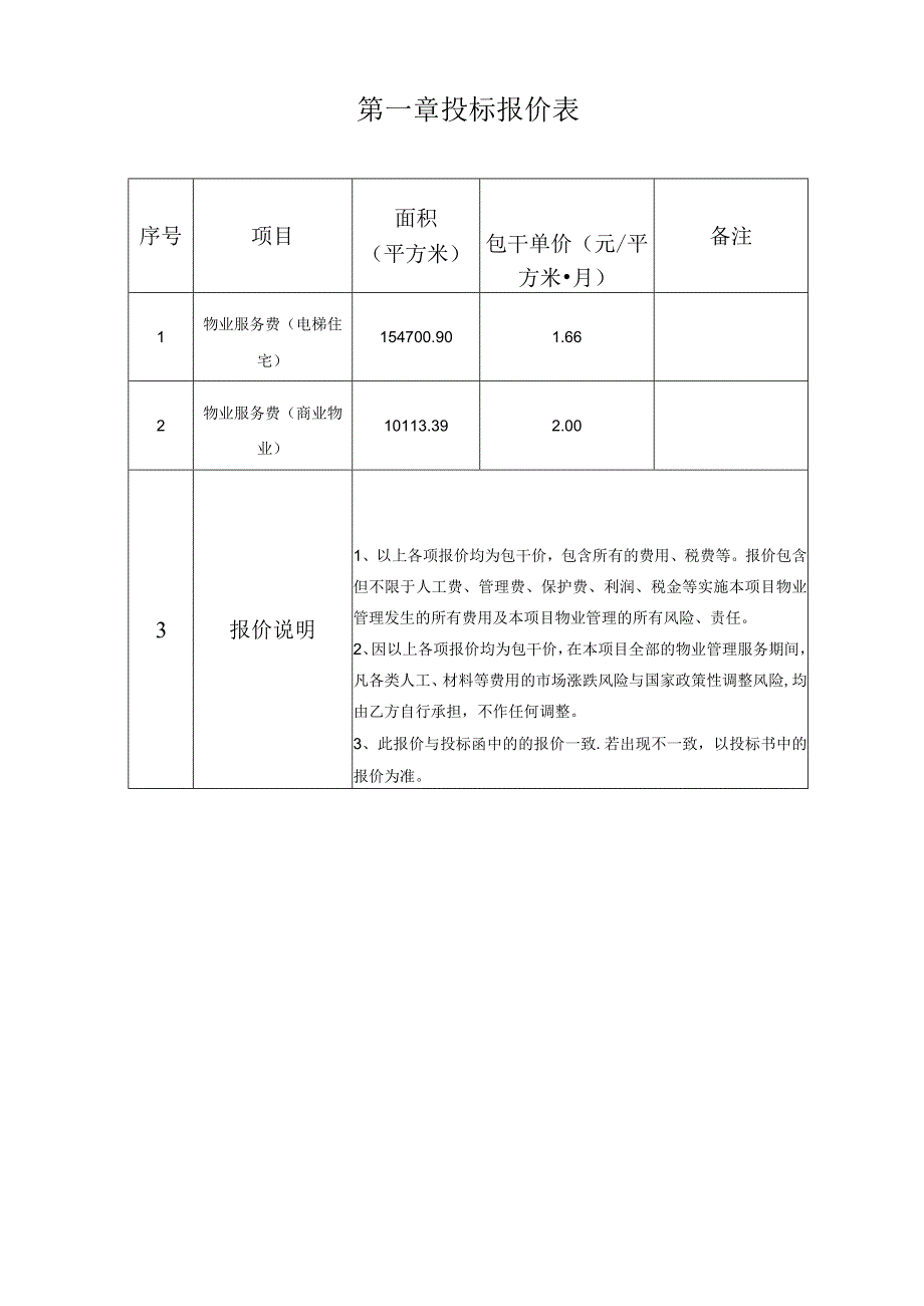 某市丽晶府前期物业管理投标书.docx_第2页