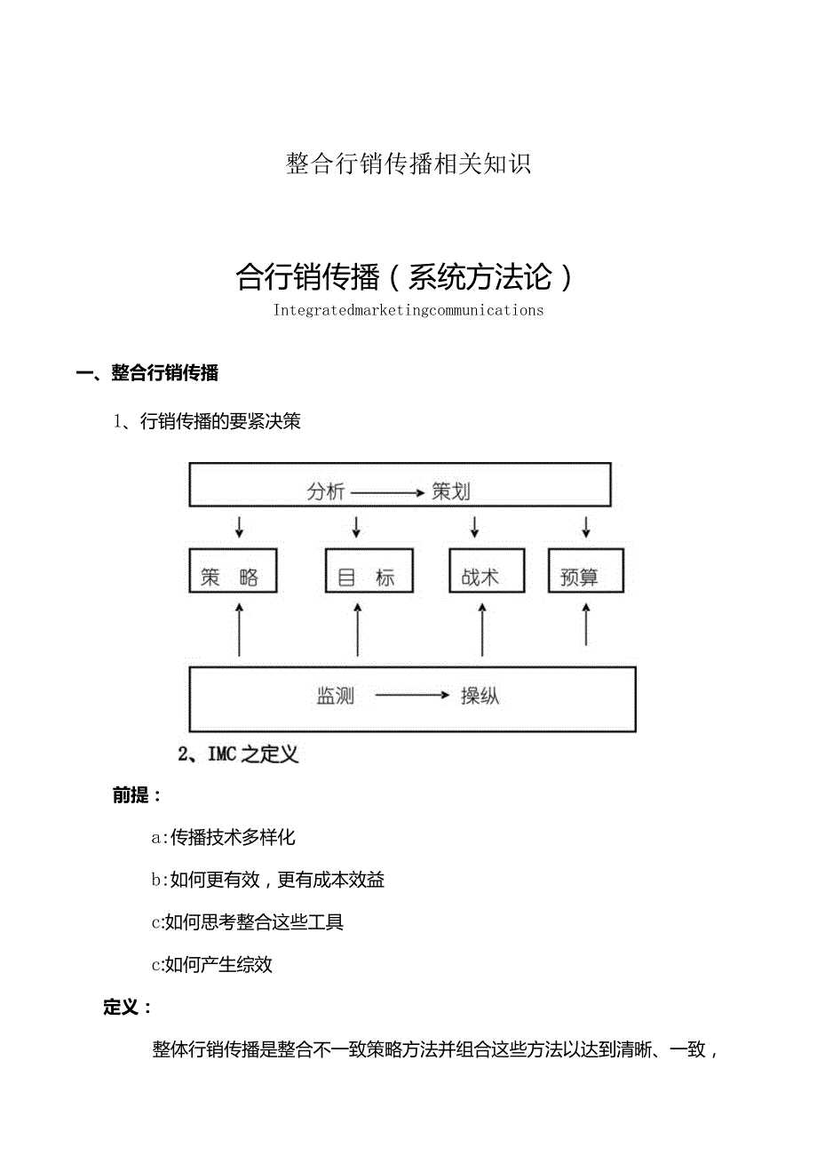 整合行销传播相关知识.docx_第1页