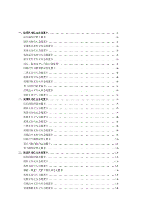 煤矿各岗位应急处置卡.docx