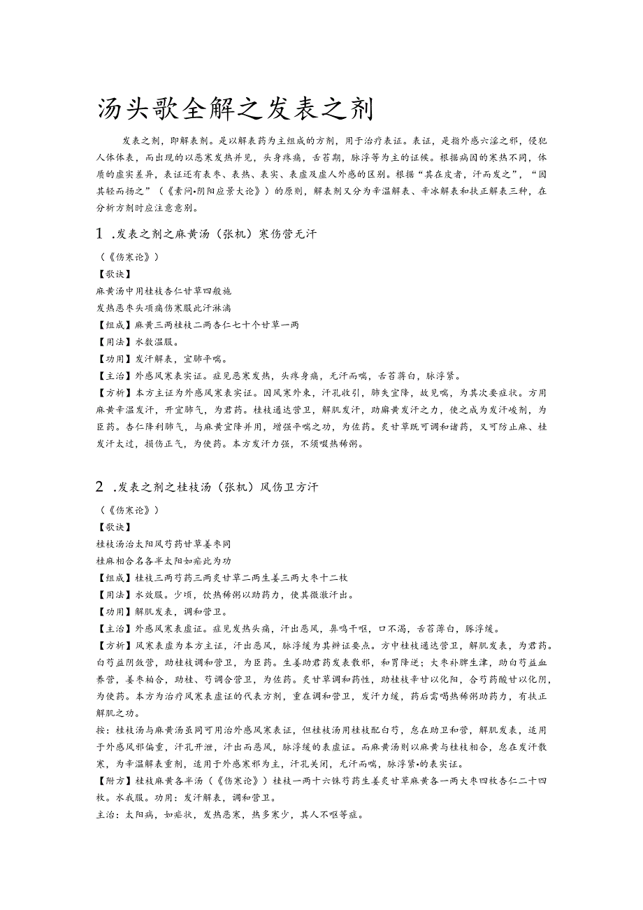 汤头歌全解之发表之剂.docx_第1页