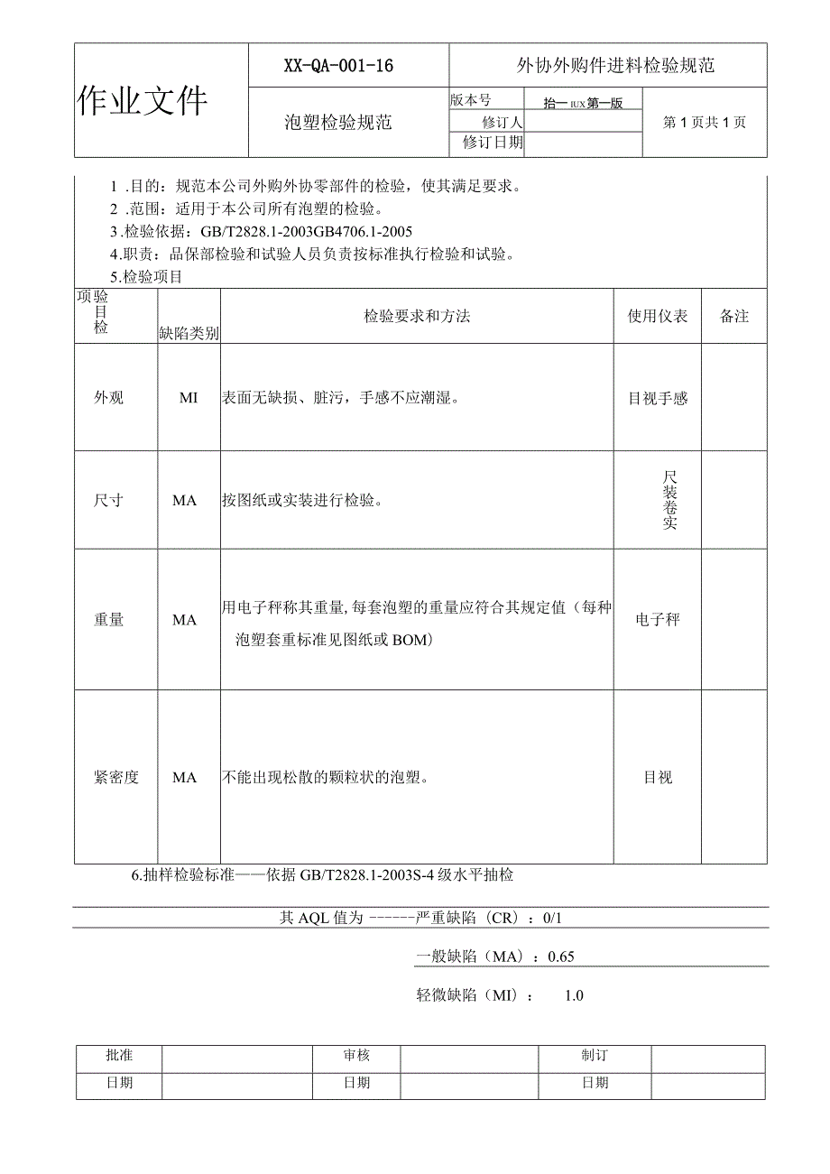 泡塑检验规范.docx_第1页