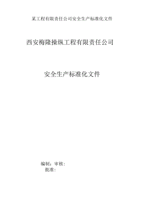 某工程有限责任公司安全生产标准化文件.docx