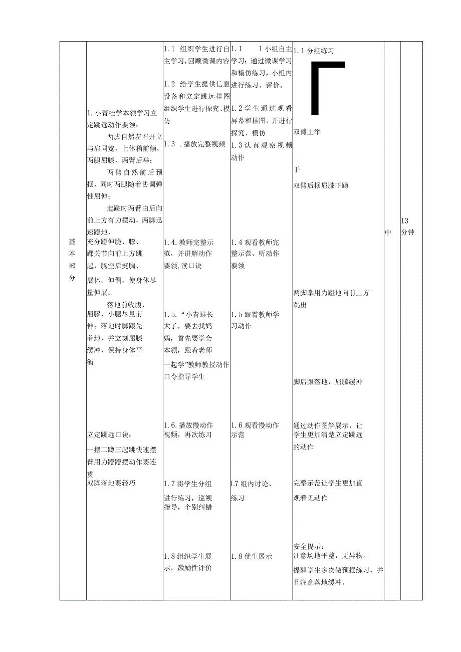 水平二（三年级）体育《立定跳远》教学设计及教案（附教学反思）.docx_第3页