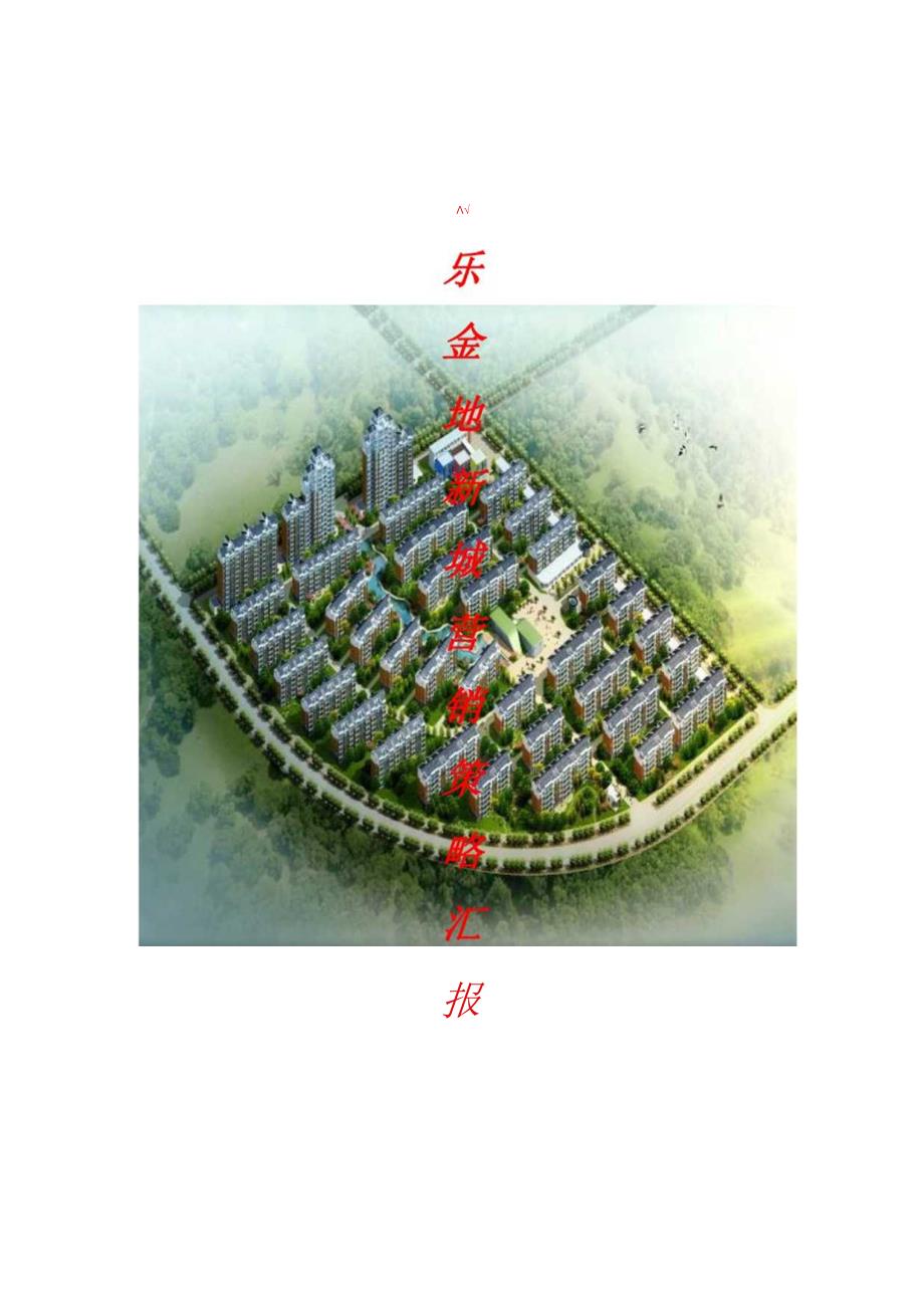 濮阳南乐金地新城营销策略汇报2009.docx_第1页