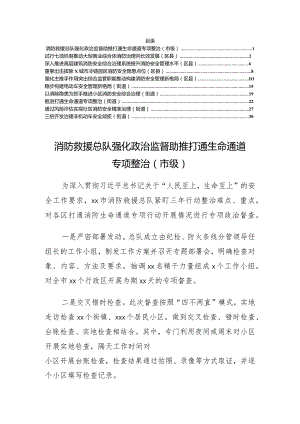 消防安全专项整治优秀案例会10篇.docx