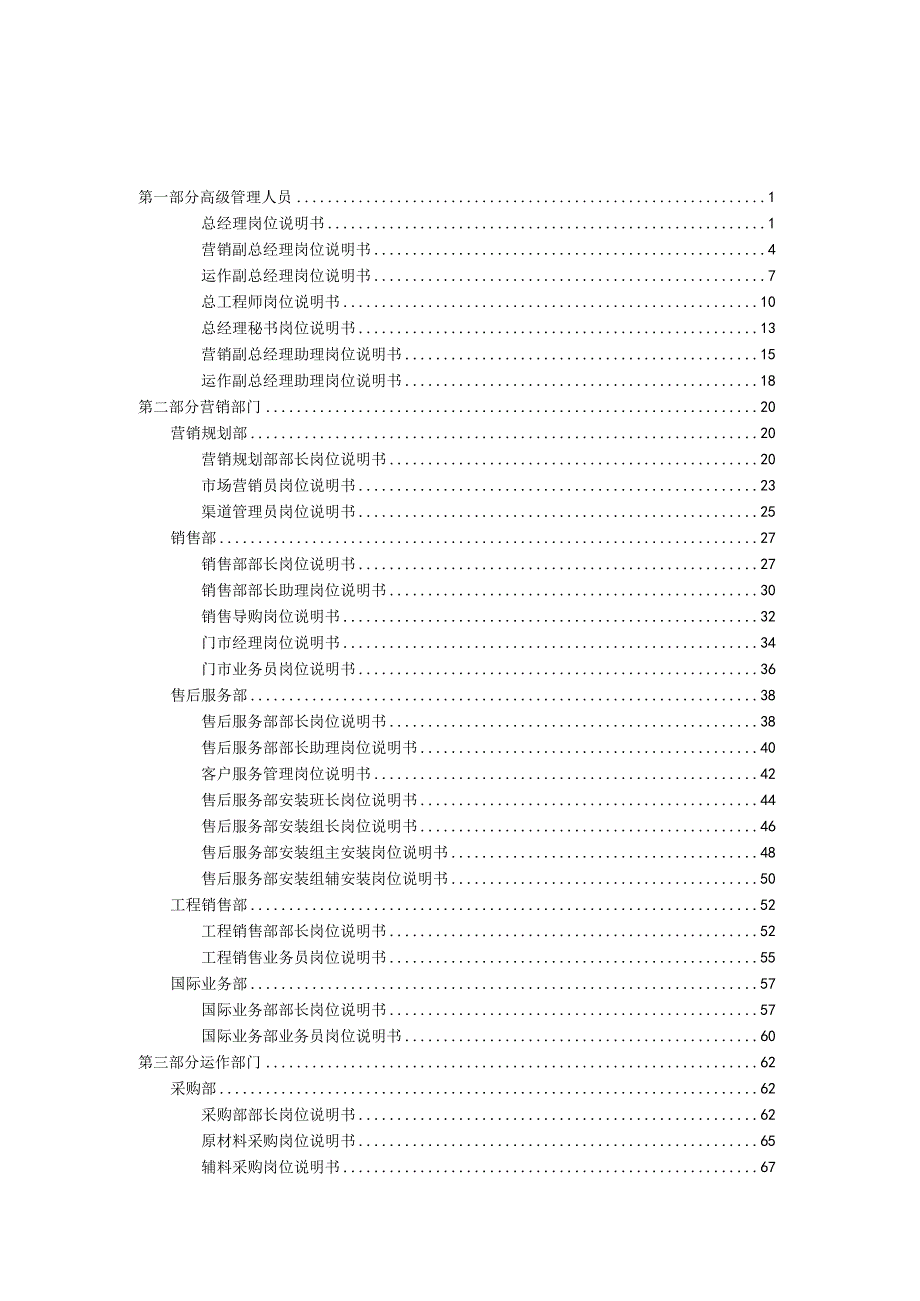 某咨询—某房地产乾坤木业岗位说明书.docx_第2页