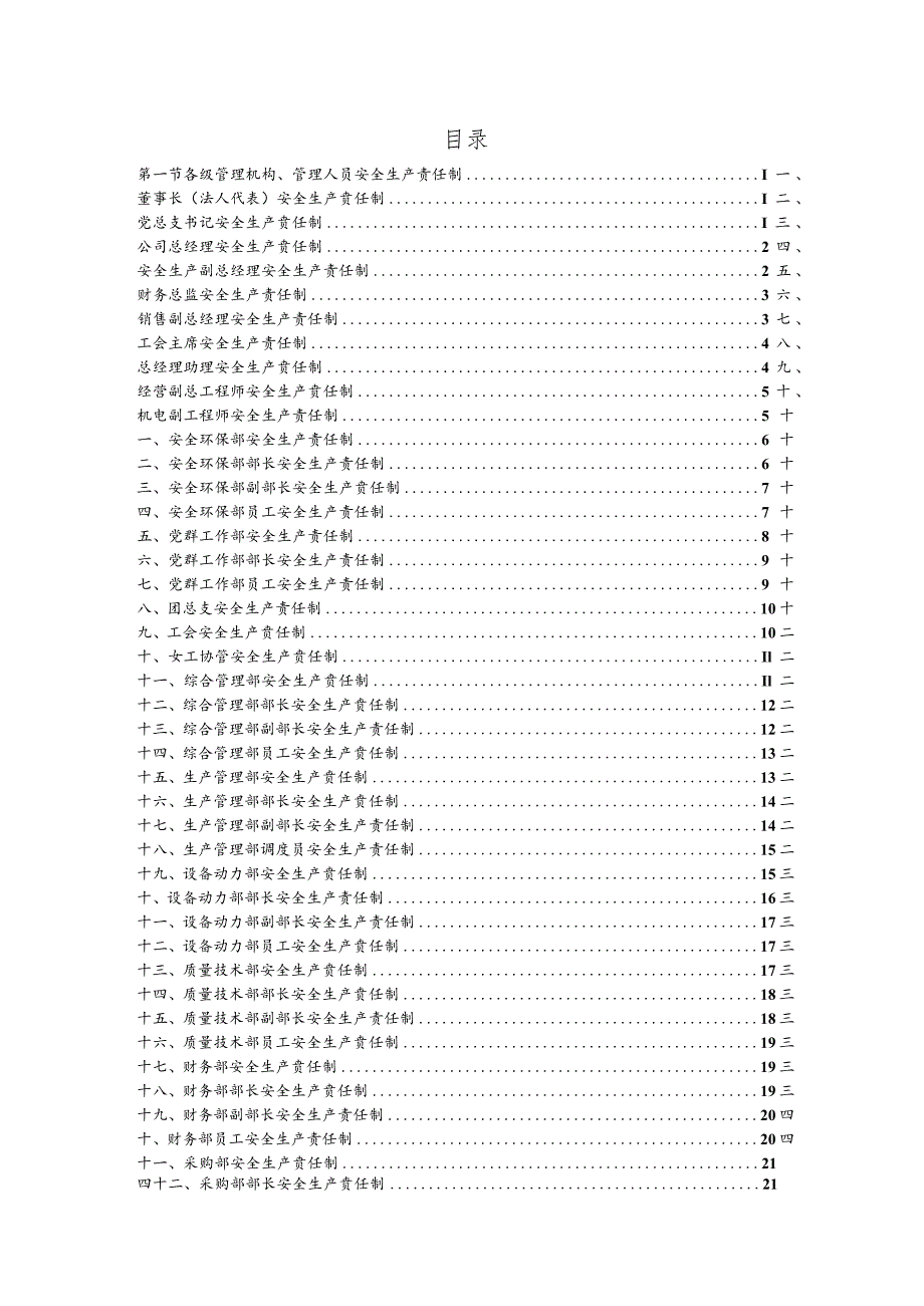 某公司安全生产责任制汇编(DOCX42页).docx_第2页