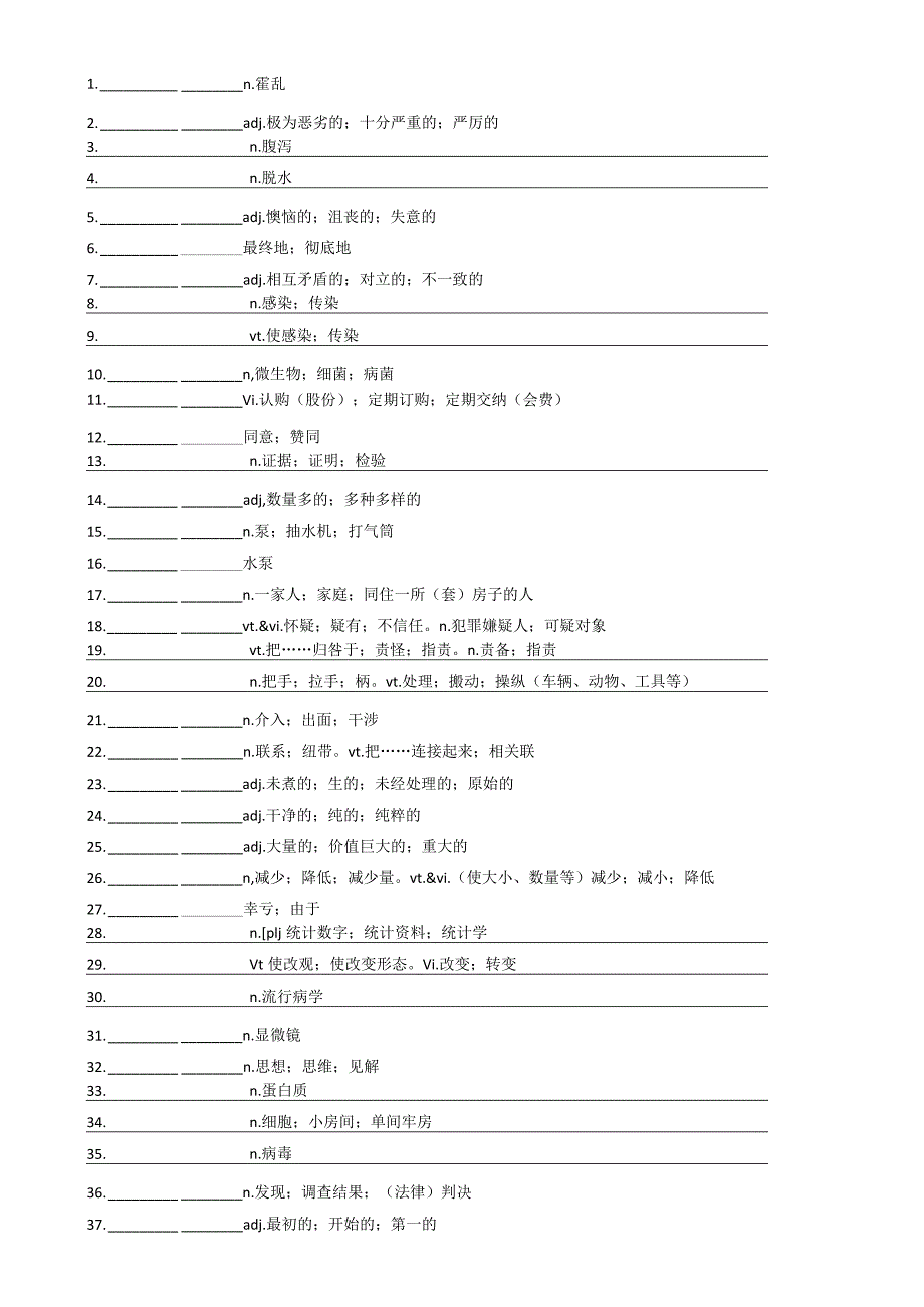 新选必2单词汉译英【2019人教版词汇英汉互译】.docx_第1页