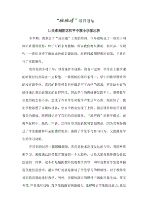 班班通培训总结.docx